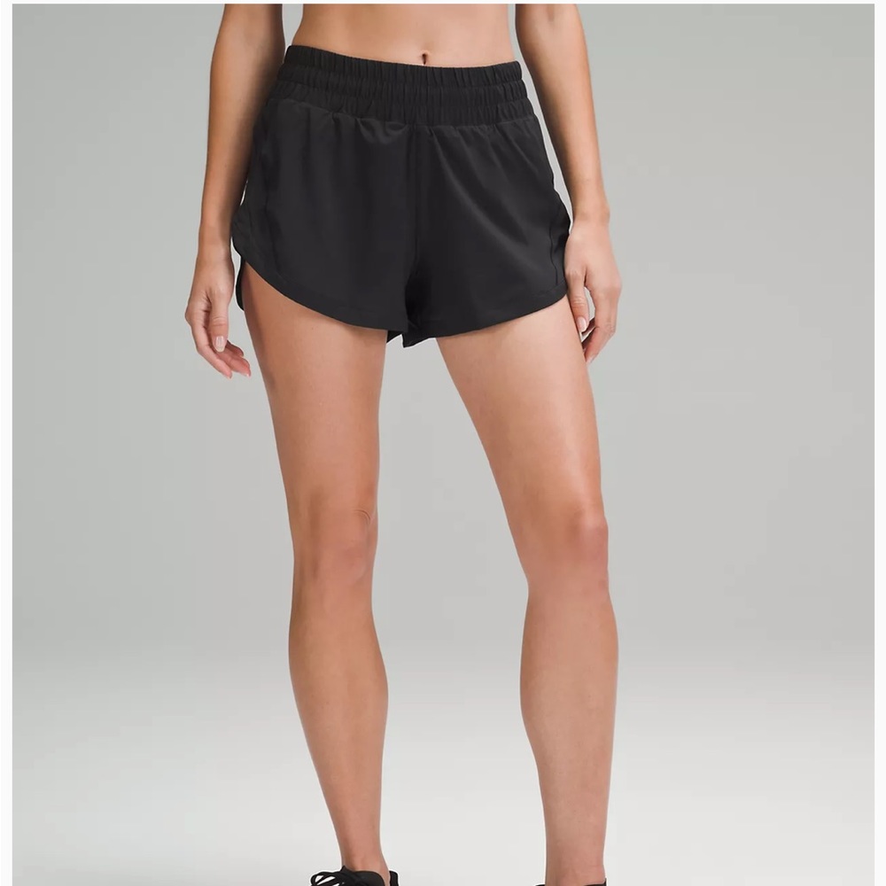 Lululemon Track That High Rise Lined 3” Short